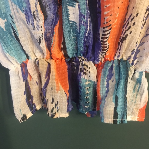 Guess Cold Shoulder Unique Top Size XS - Picture 3 of 7